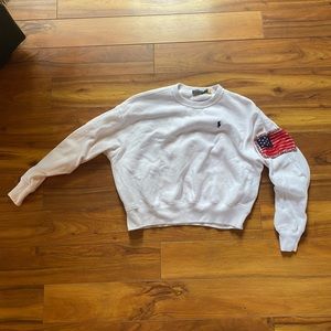Polo Ralph Lauren sweater with patchwork